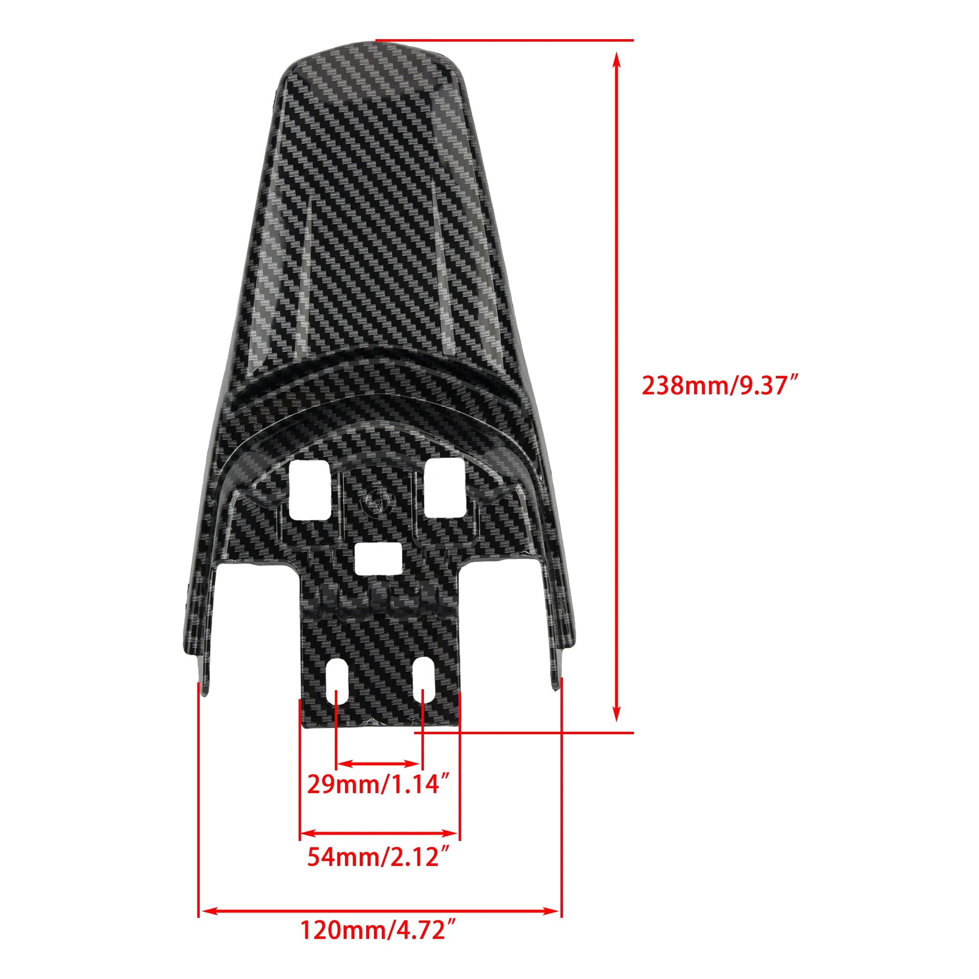 Surron Light Bee Rear Carbon Fibre Fender.
