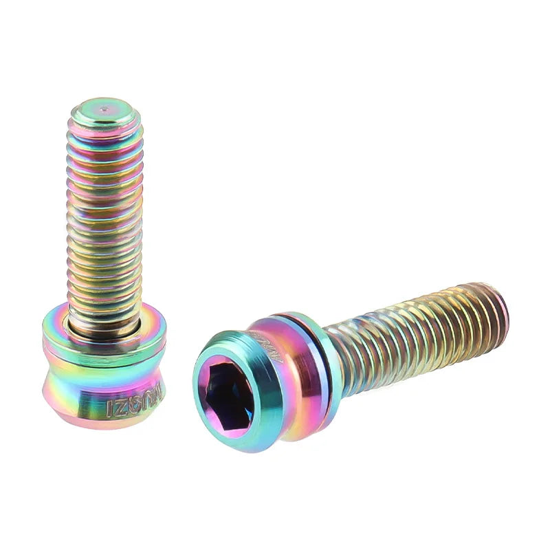 6PCS Titanium Bolts M5x15 M5x17 For E-bikes