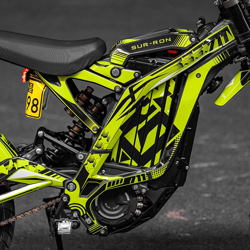 For 2025 Surron Light Bee X Motorcycle Full Body Graphic Decals.