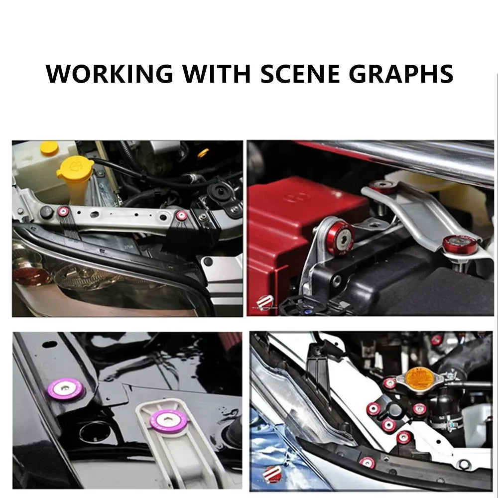 Modifed Bolts With Different Colours To Chose From