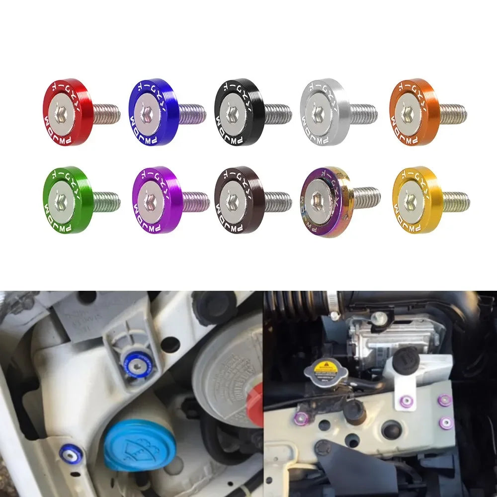 Modifed Bolts With Different Colours To Chose From