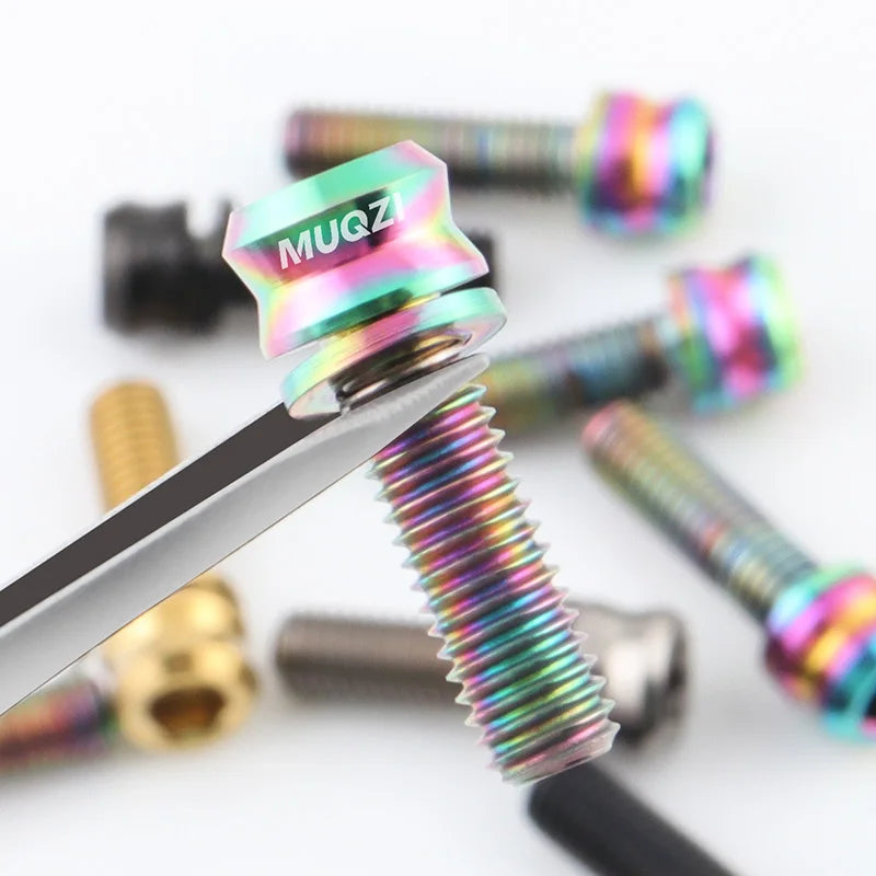 6PCS Titanium Bolts M5x15 M5x17 For E-bikes