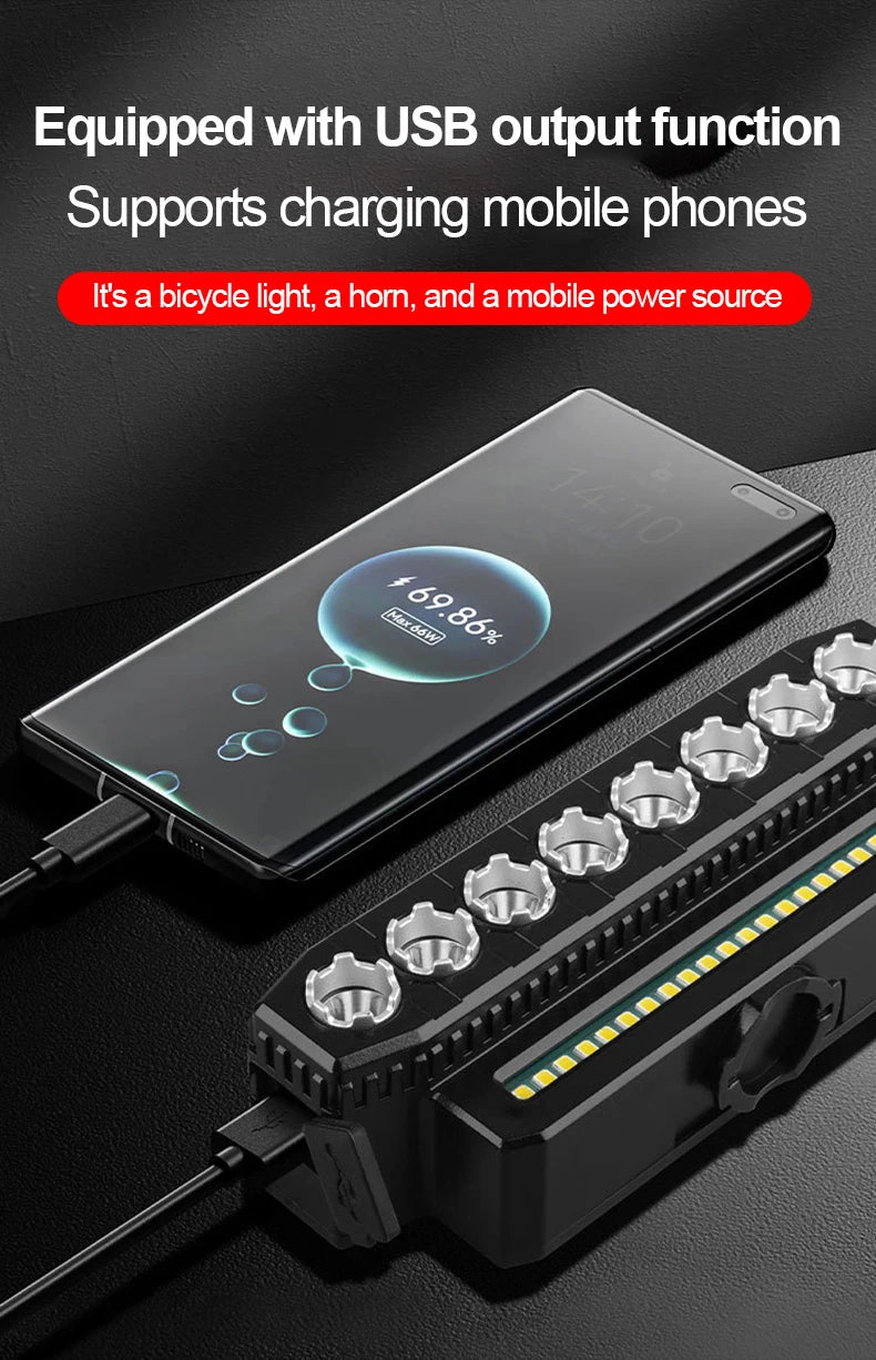 Bright Light With A horn Controlled Buttons