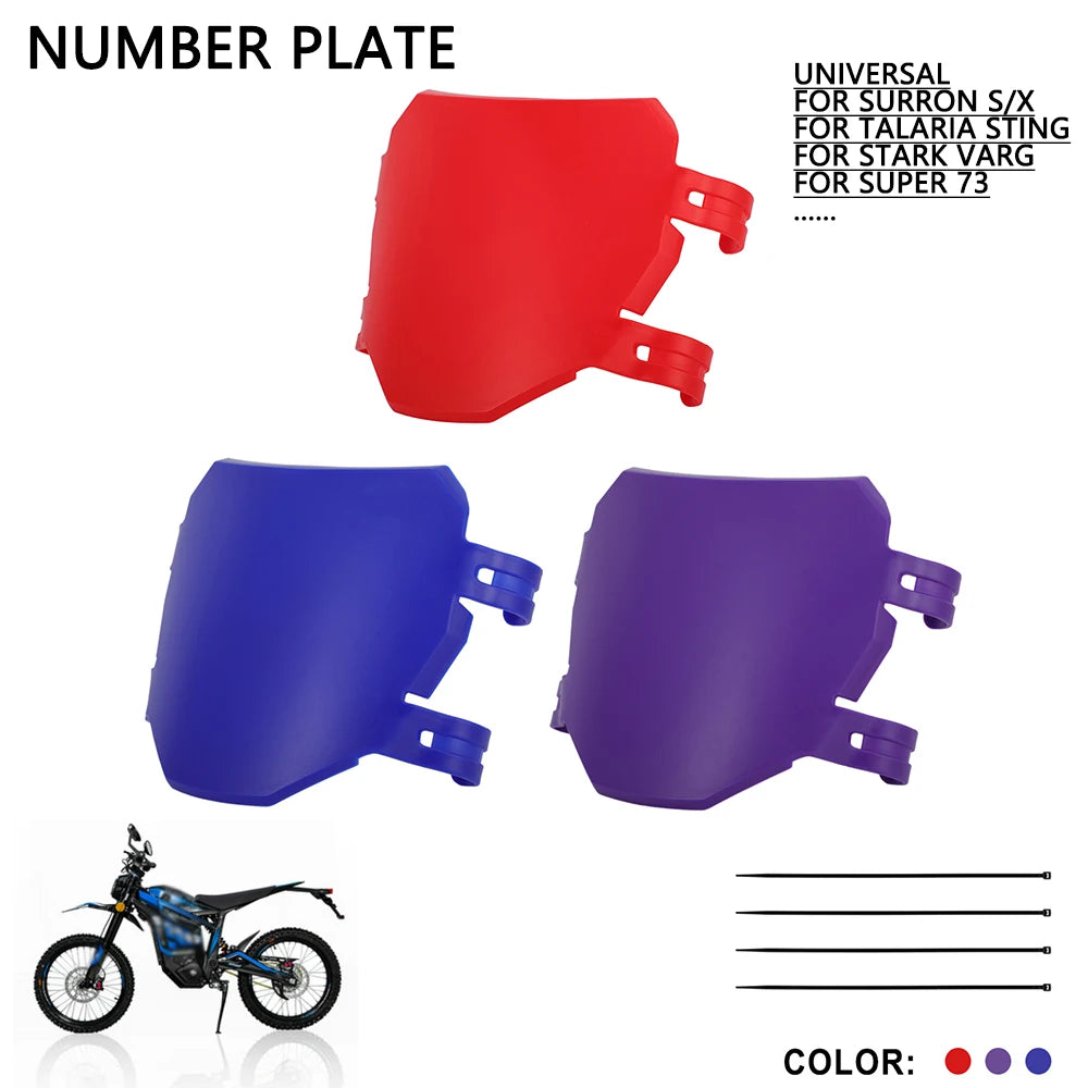 Carbon Fibre Front Plate For Surron, Talaria Sting