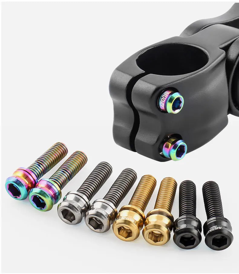 6PCS Titanium Bolts M5x15 M5x17 For E-bikes