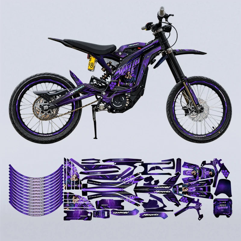 For 2025 Surron Light Bee X Motorcycle Full Body Graphic Decals.