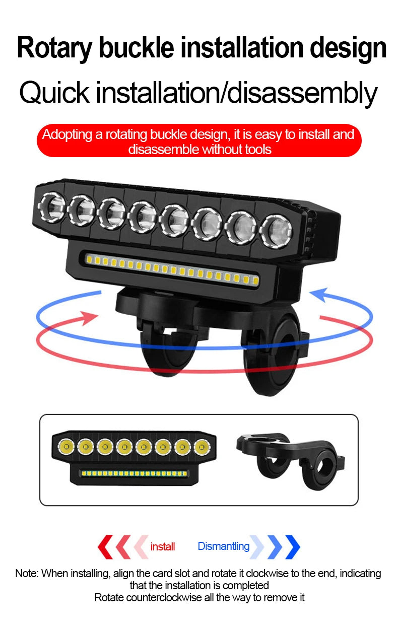 Bright Light With A horn Controlled Buttons