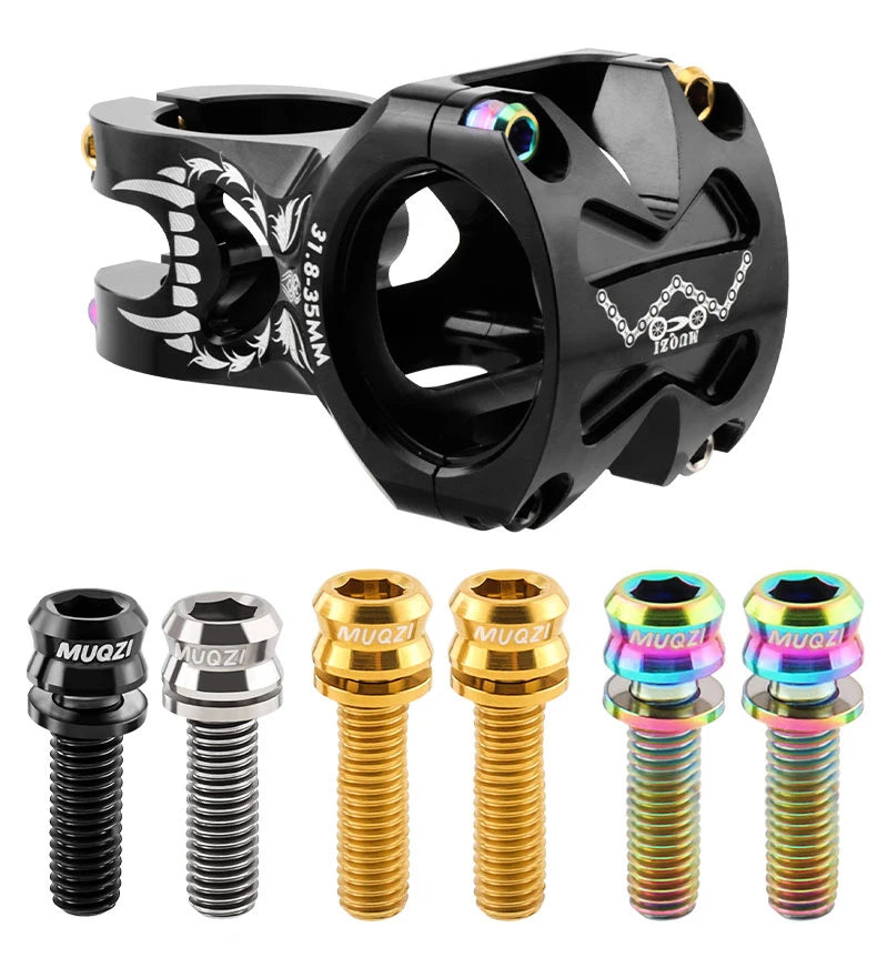 6PCS Titanium Bolts M5x15 M5x17 For E-bikes