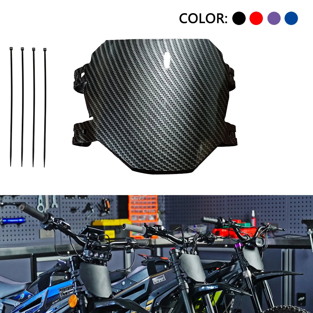 Carbon Fibre Front Plate For Surron, Talaria Sting