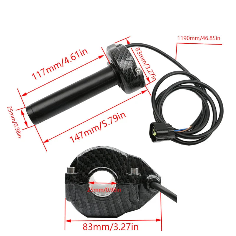 Carbon Fibre Throttle For Sur-Ron Surron Light Bee S X