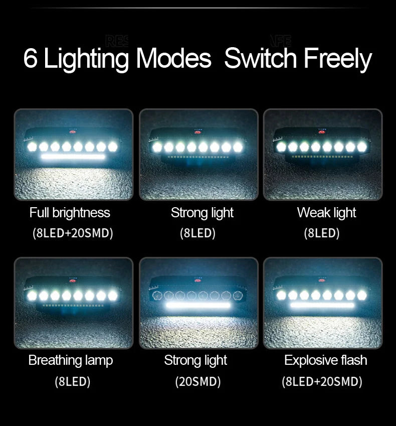 Bright Light With A horn Controlled Buttons