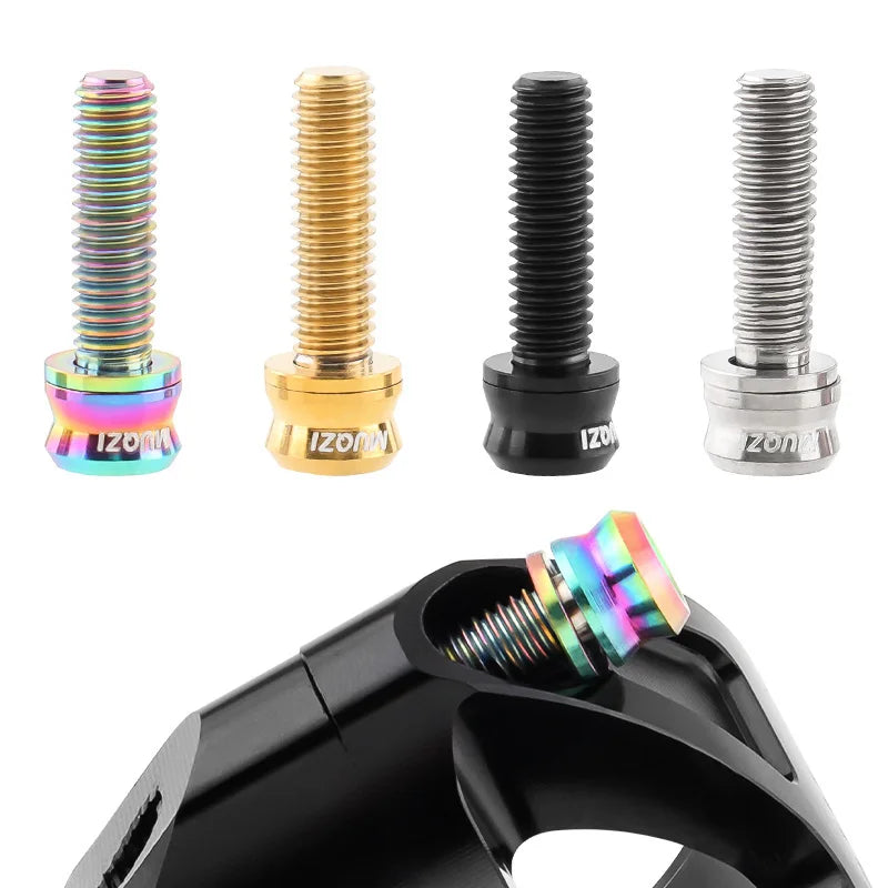 6PCS Titanium Bolts M5x15 M5x17 For E-bikes