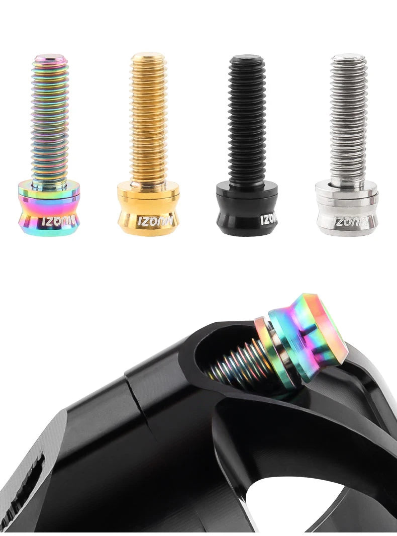 6PCS Titanium Bolts M5x15 M5x17 For E-bikes