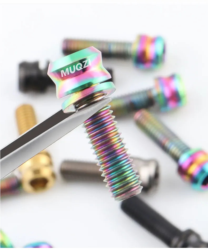 6PCS Titanium Bolts M5x15 M5x17 For E-bikes